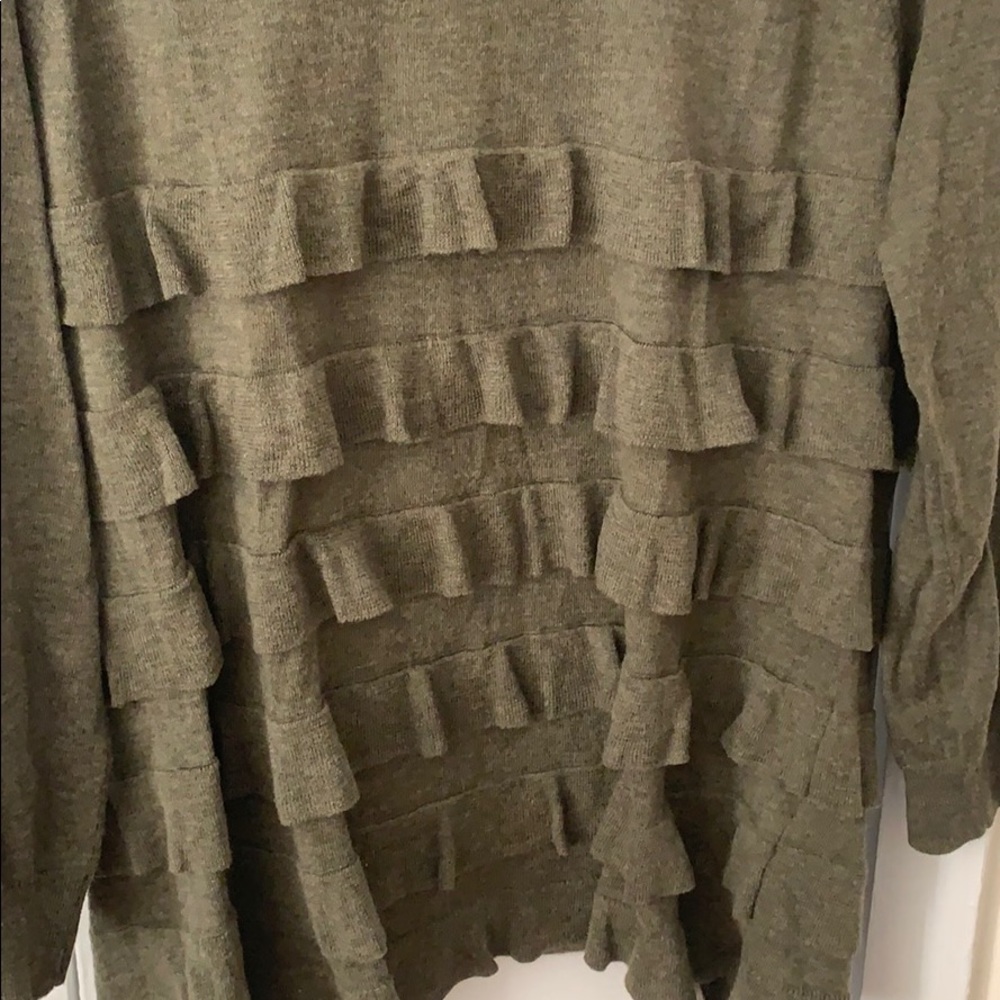 J.Crew Tiered Ruffle Sweater - Picture 2 of 5